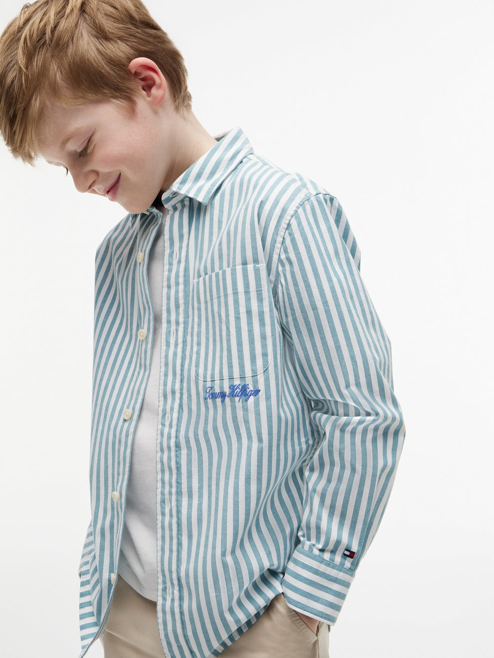 Kids Stretch Stripe Shirt