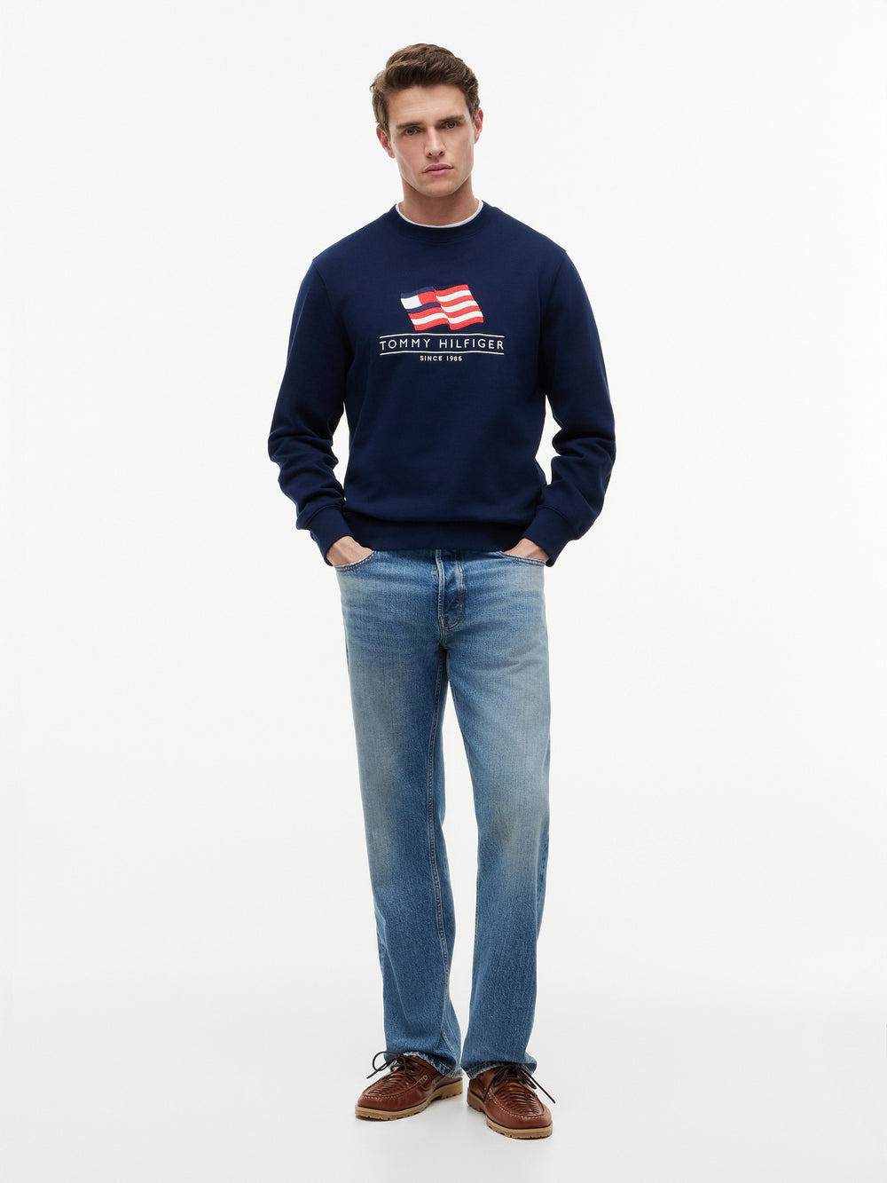 Flag Logo Terry Pullover
