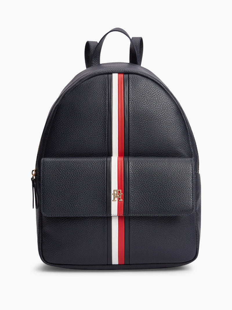 Stripes Pu Dome Bag