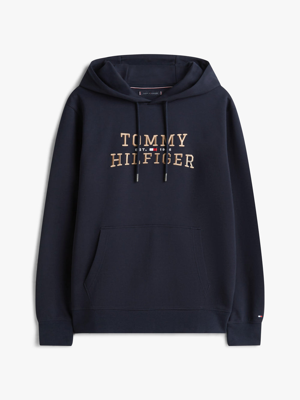 Regular Fit Embroidered Interlock Hoodie