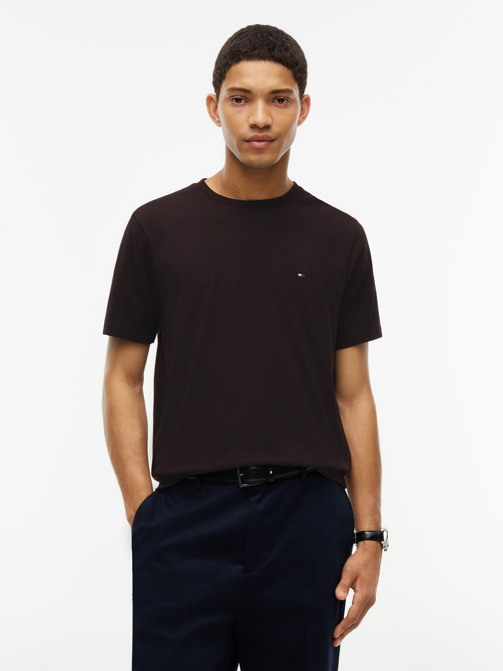 Regular Fit Solid Tshirt