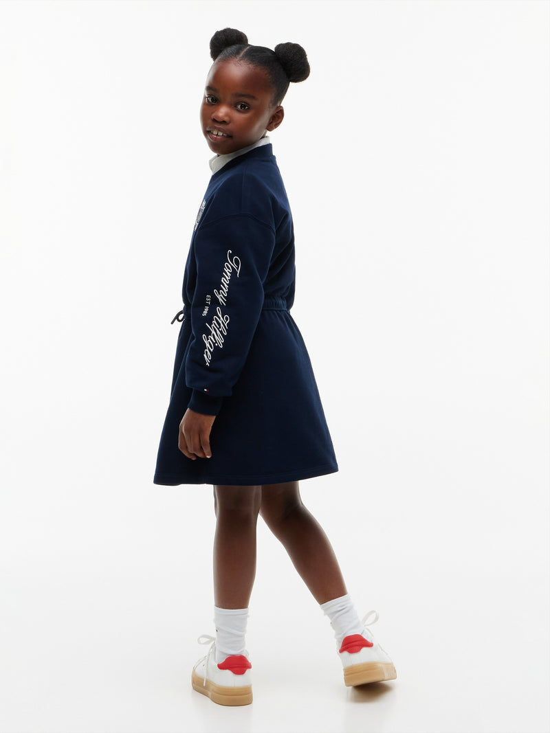 Kids Long-Sleeve Sweatshirt Dress
