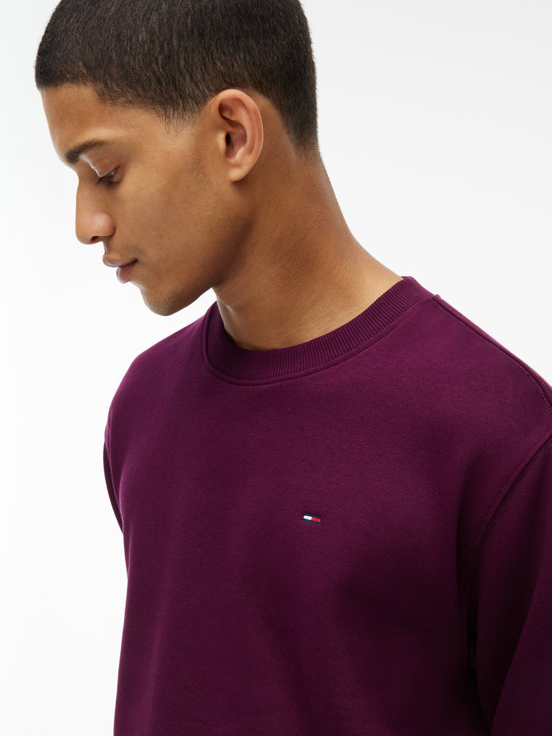 Regular Fit Brushed Fleece Crew Neck Sweatshirt