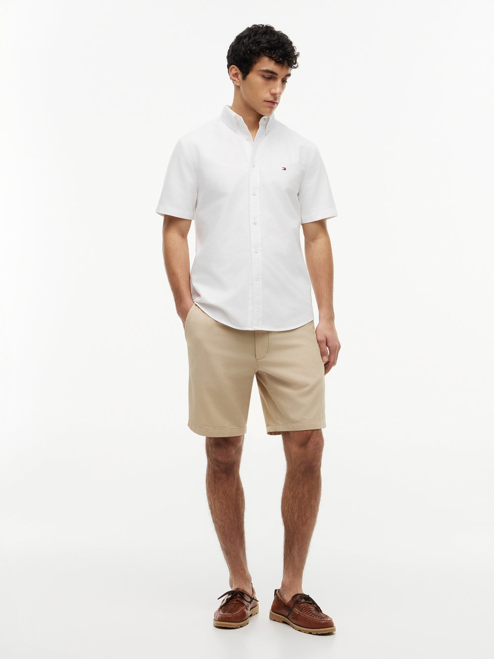 Regular Fit Solid Oxford Shirt