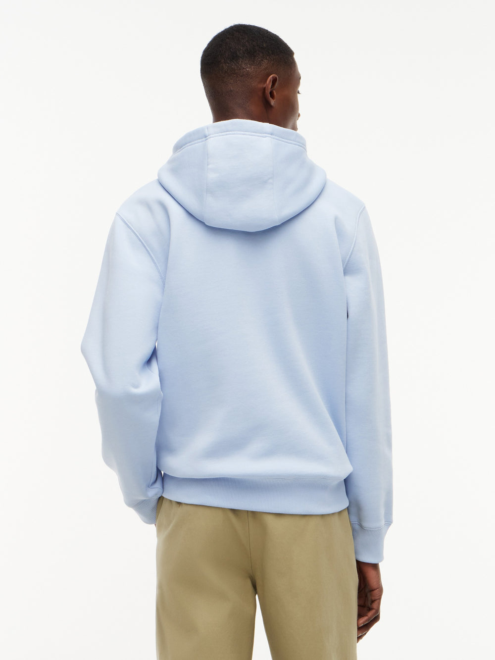 Regular Fit Embroidered Fleece Hoodie