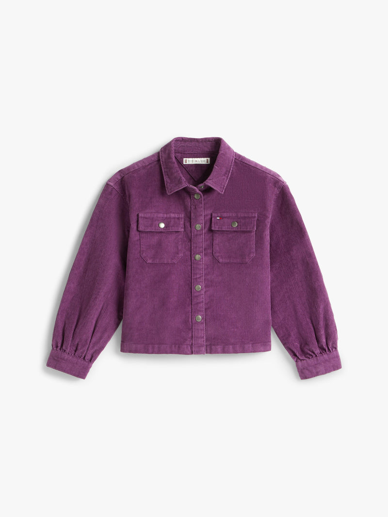 Kids Corduroy Solid Shirt
