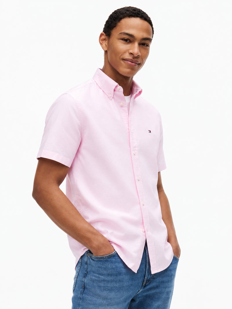 Regular Fit Solid Oxford Shirt