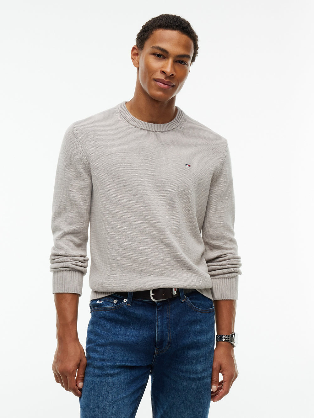 Slim Fit Essential Loose Knit Pullover