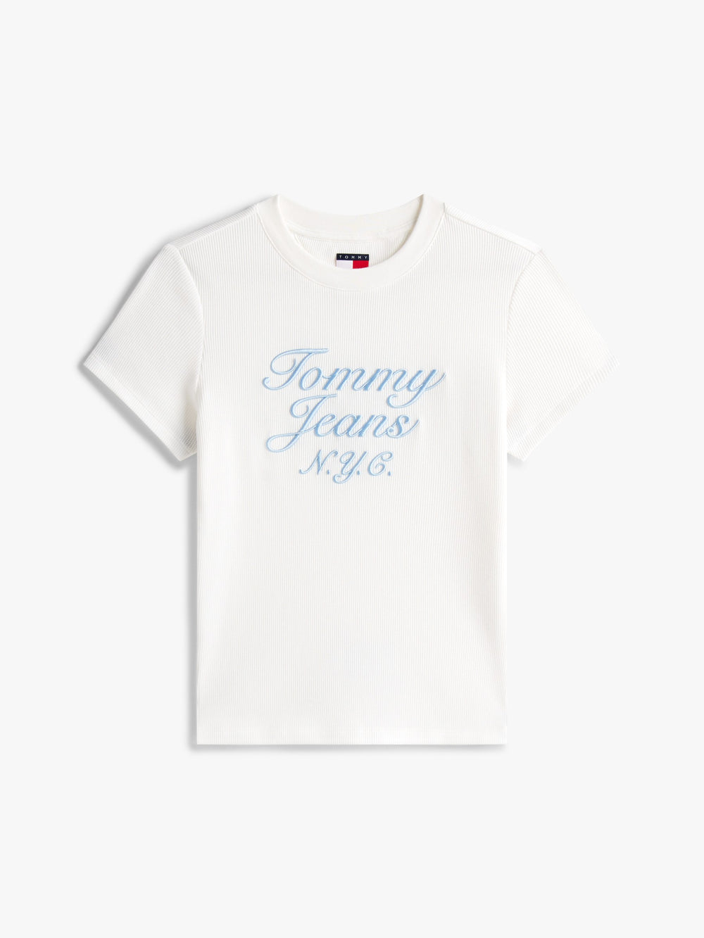 Solid Slim Fit Short Sleeve Ribbed T-Shirt