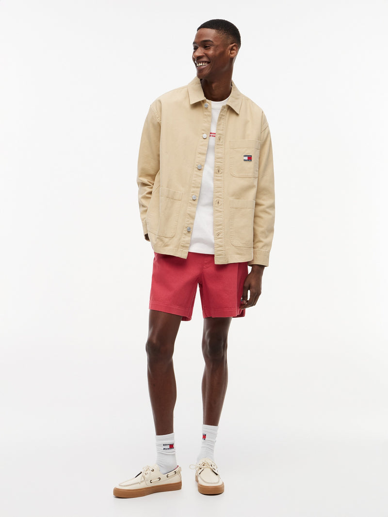 Oversized Fit Washed Overshirt Shirt