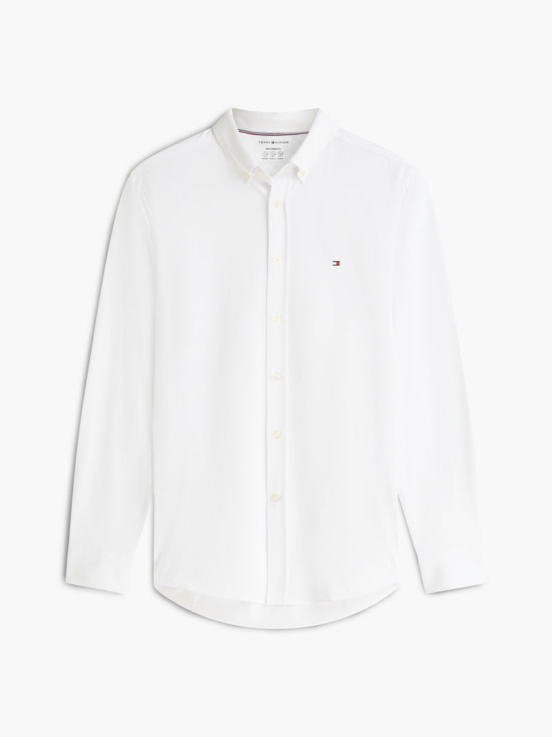 Slim Fit Solid Performance Shirt