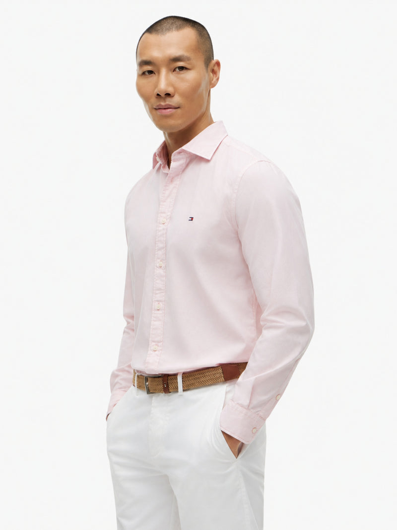 Regular Fit Solid Poplin Shirt