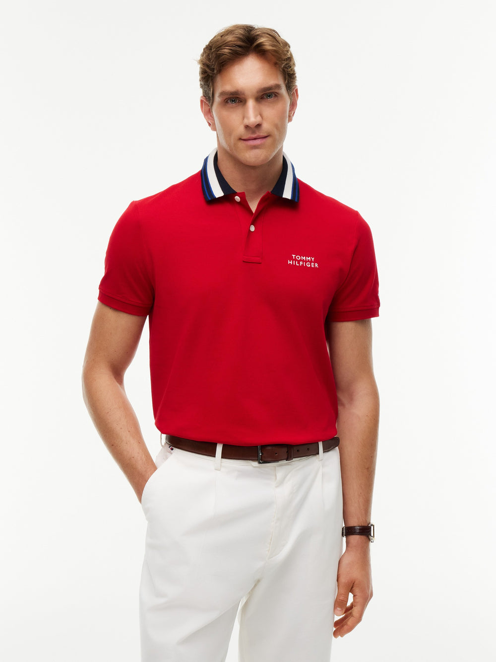 Regular Fit Collar Detailing Pique Polo