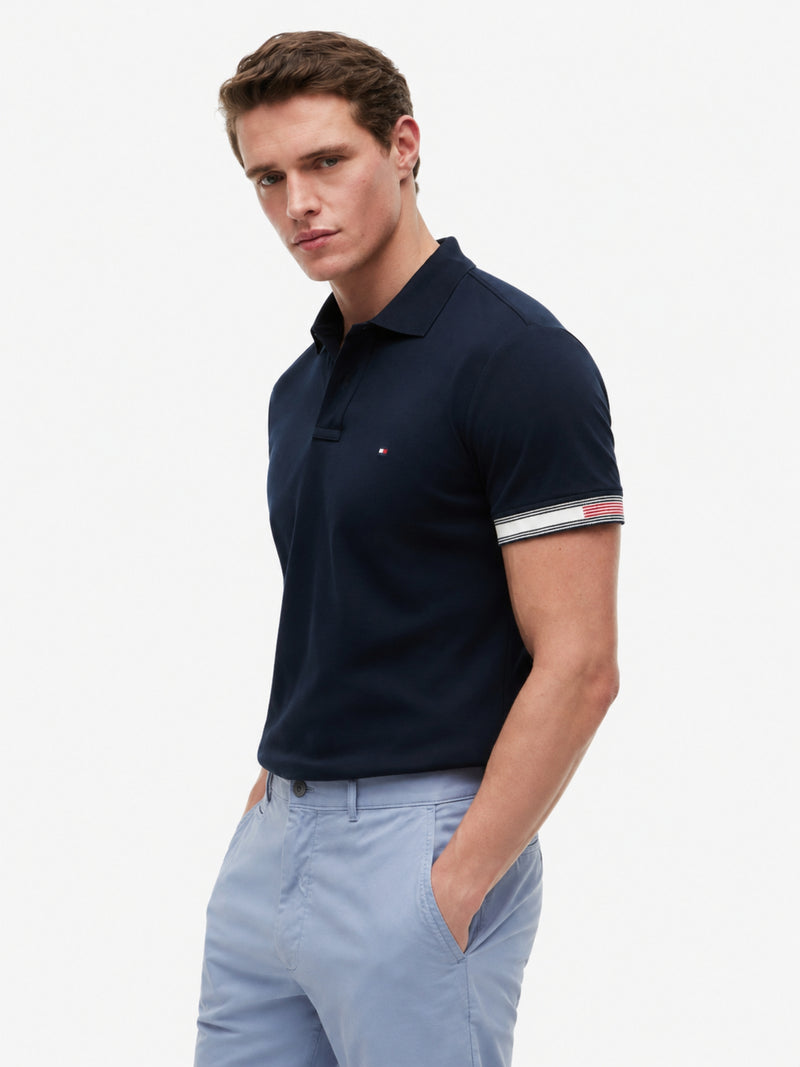 Slim Fit Interlock Polo