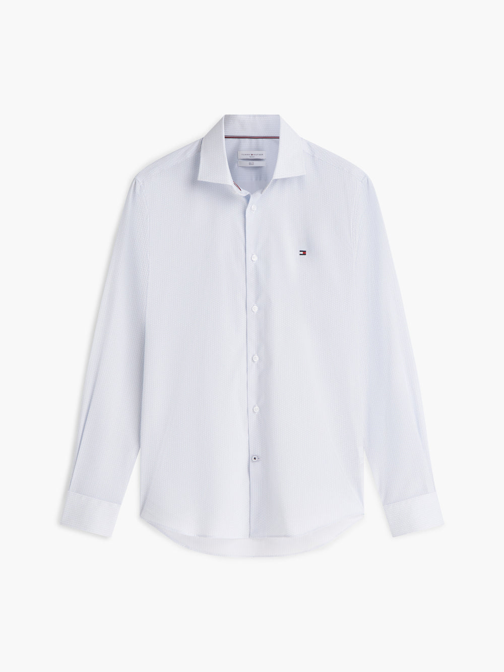 Slim Fit Print Poplin Shirt