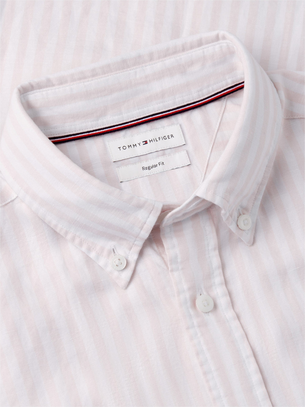 Regular Fit Stripe Ctn Linen Shirt