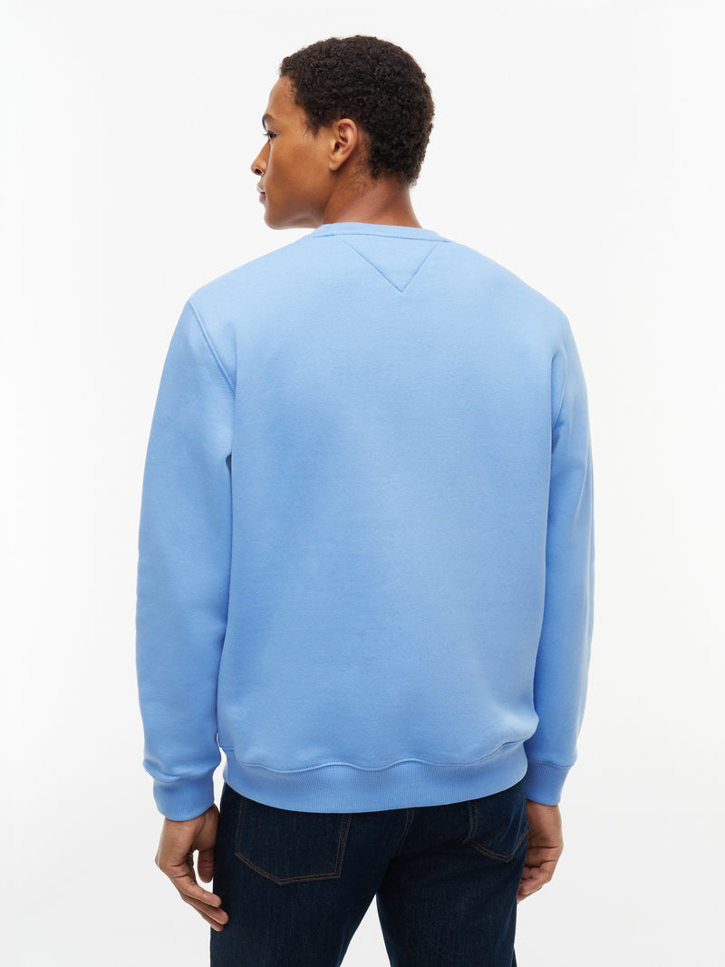 Regular Fit Brushed Fleece Crew Neck Sweatshirt