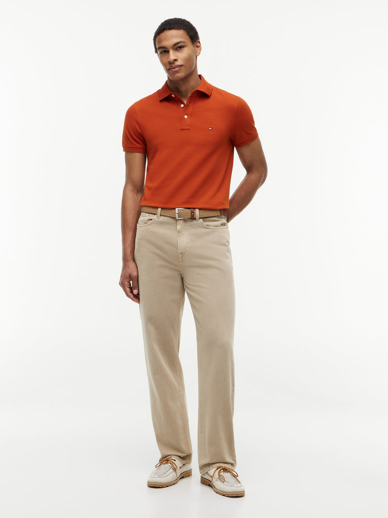 Slim Fit Solid Pique Polo