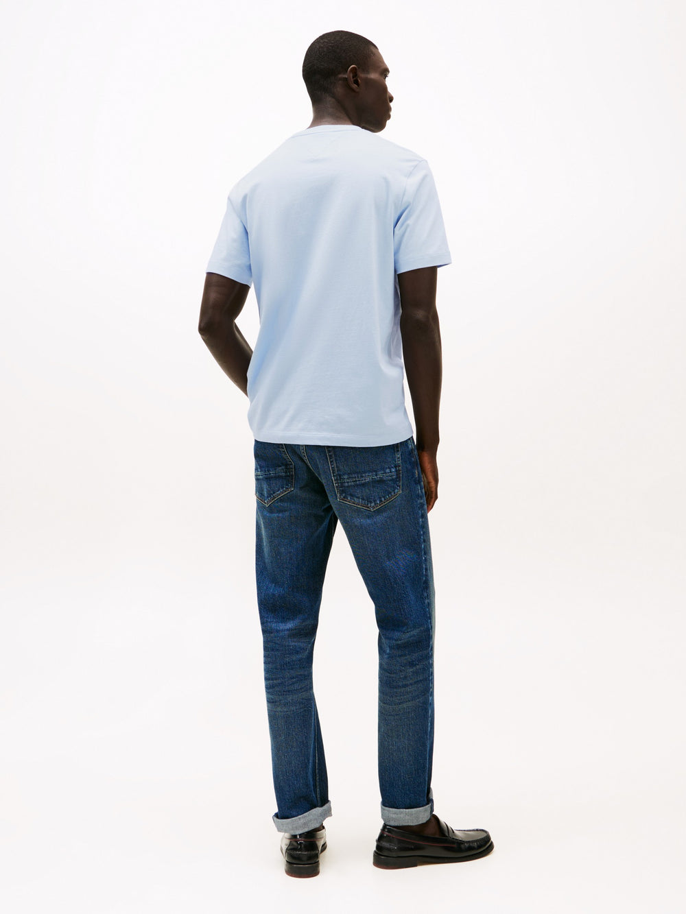 Regular Fit Solid Pocket Tshirt