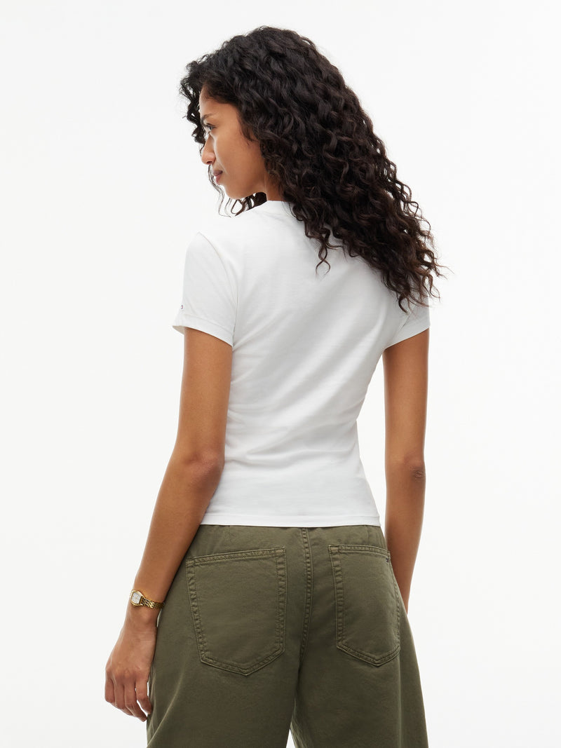 Solid Slim Fit Half Sleeve Cotton Jersey T-Shirt