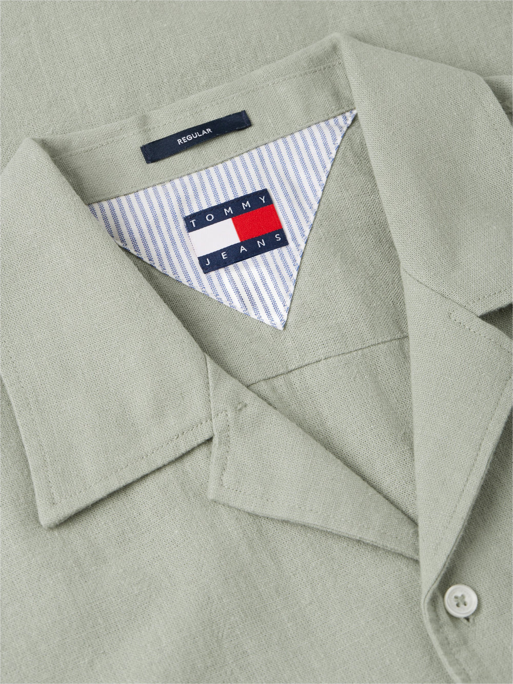 Regular Fit Solid Linen Blends Shirt