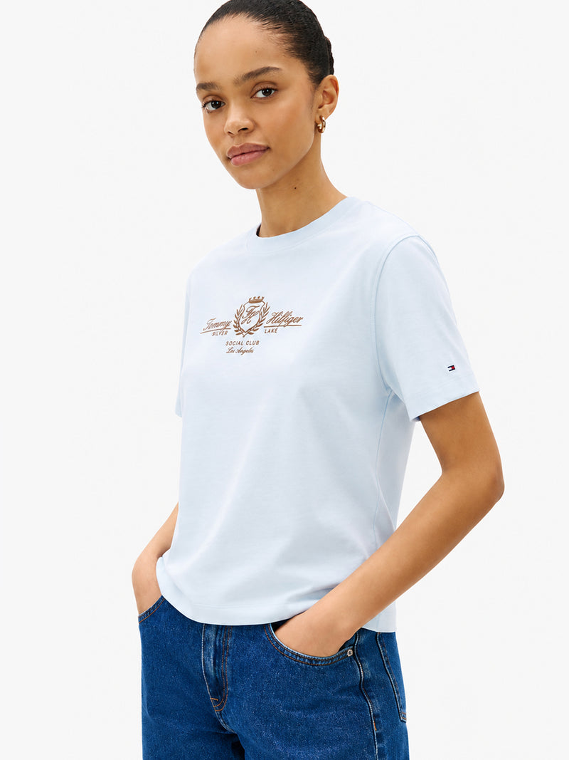 Solid Relaxed Fit Short Sleeve Cotton Jersey T-Shirt