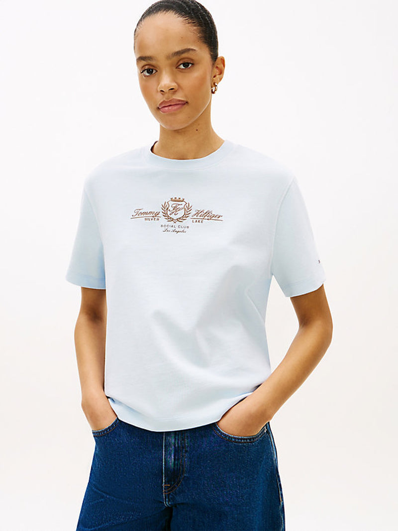 Solid Relaxed Fit Short Sleeve Cotton Jersey T-Shirt