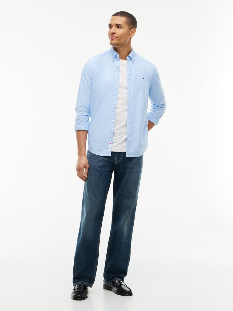 Men Otis Regular Straight Dark Wash Jeans