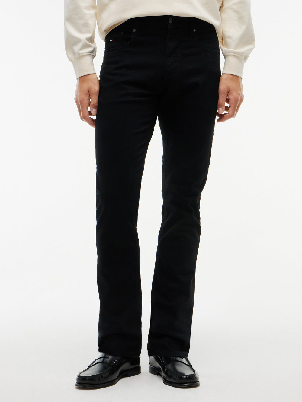 Men Scanton Slim Clean Black Jeans