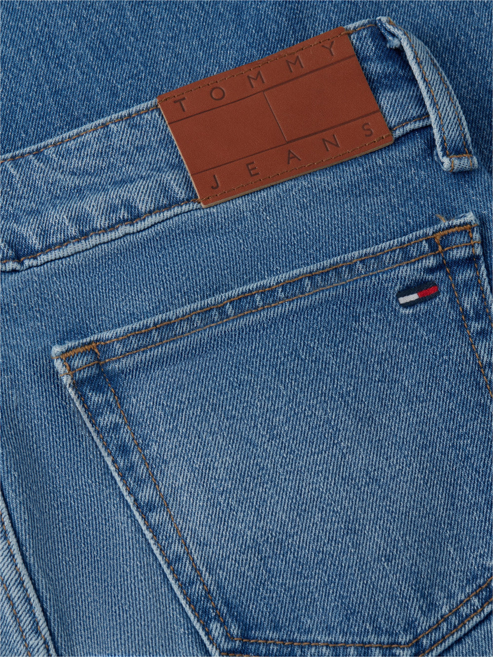 Low Rise Mid Wash Stretch Bootcut Jeans