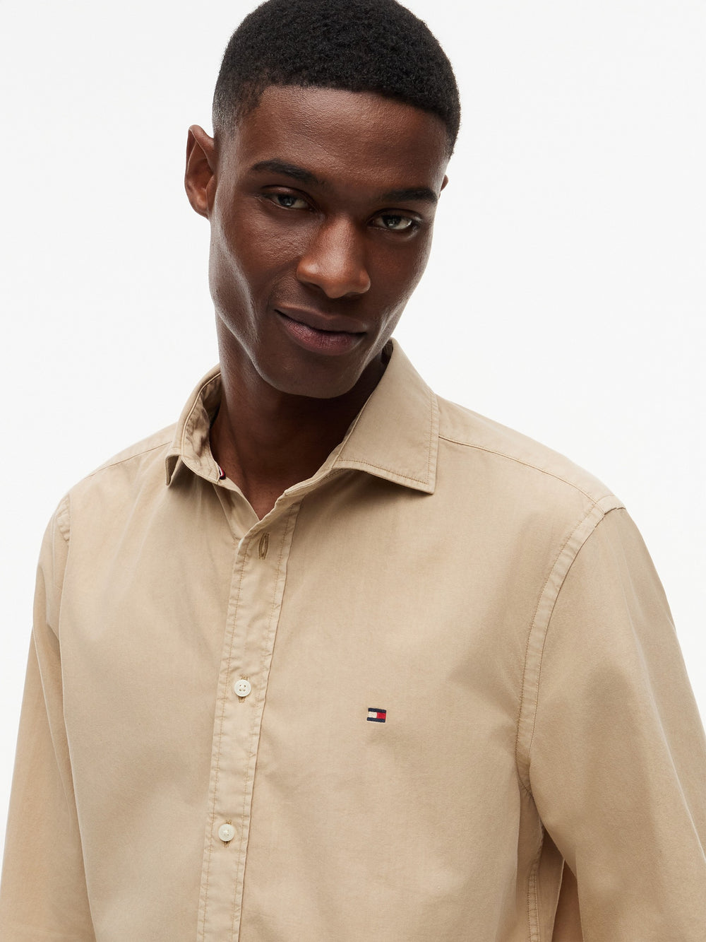 Regular Fit Solid Poplin Shirt