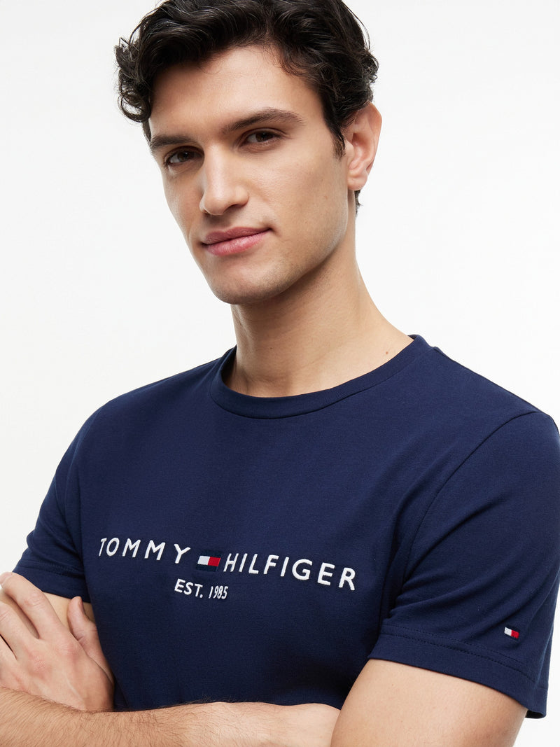 Slim Fit Chest Logo Jersey Tshirt