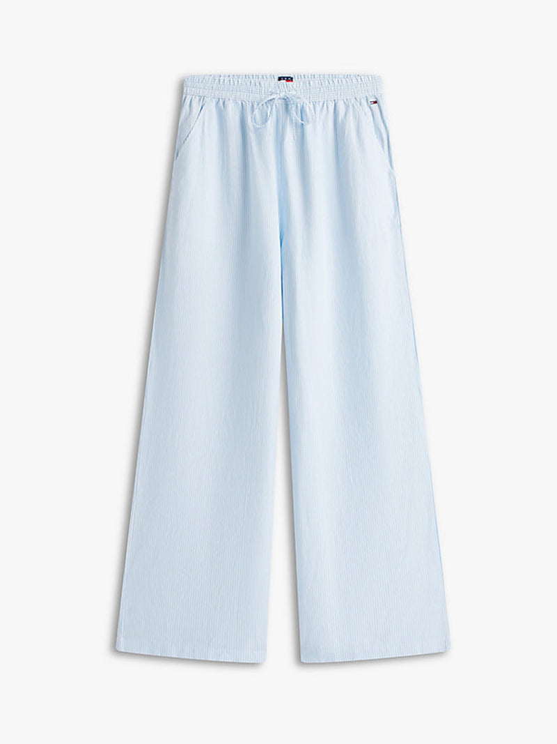 Solid Wide Fit Pants