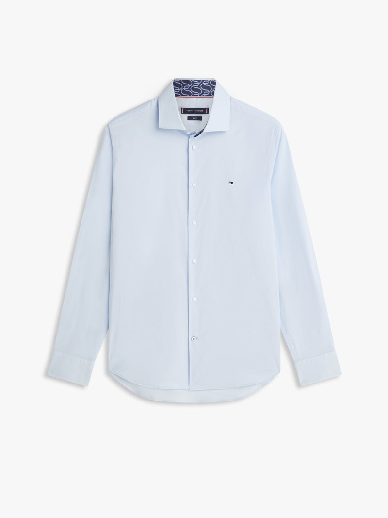 Slim Fit Solid Poplin Shirt