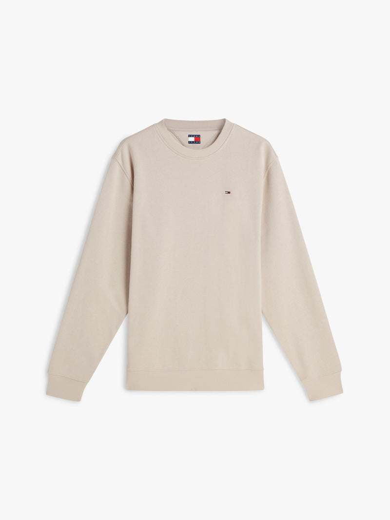 Regular Fit Brushed Fleece Crew Neck Sweatshirt