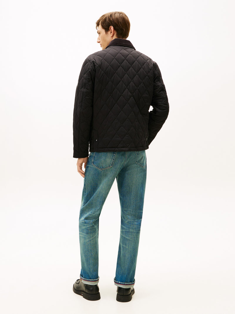 Regular Fit Quilted or Padded Jacket