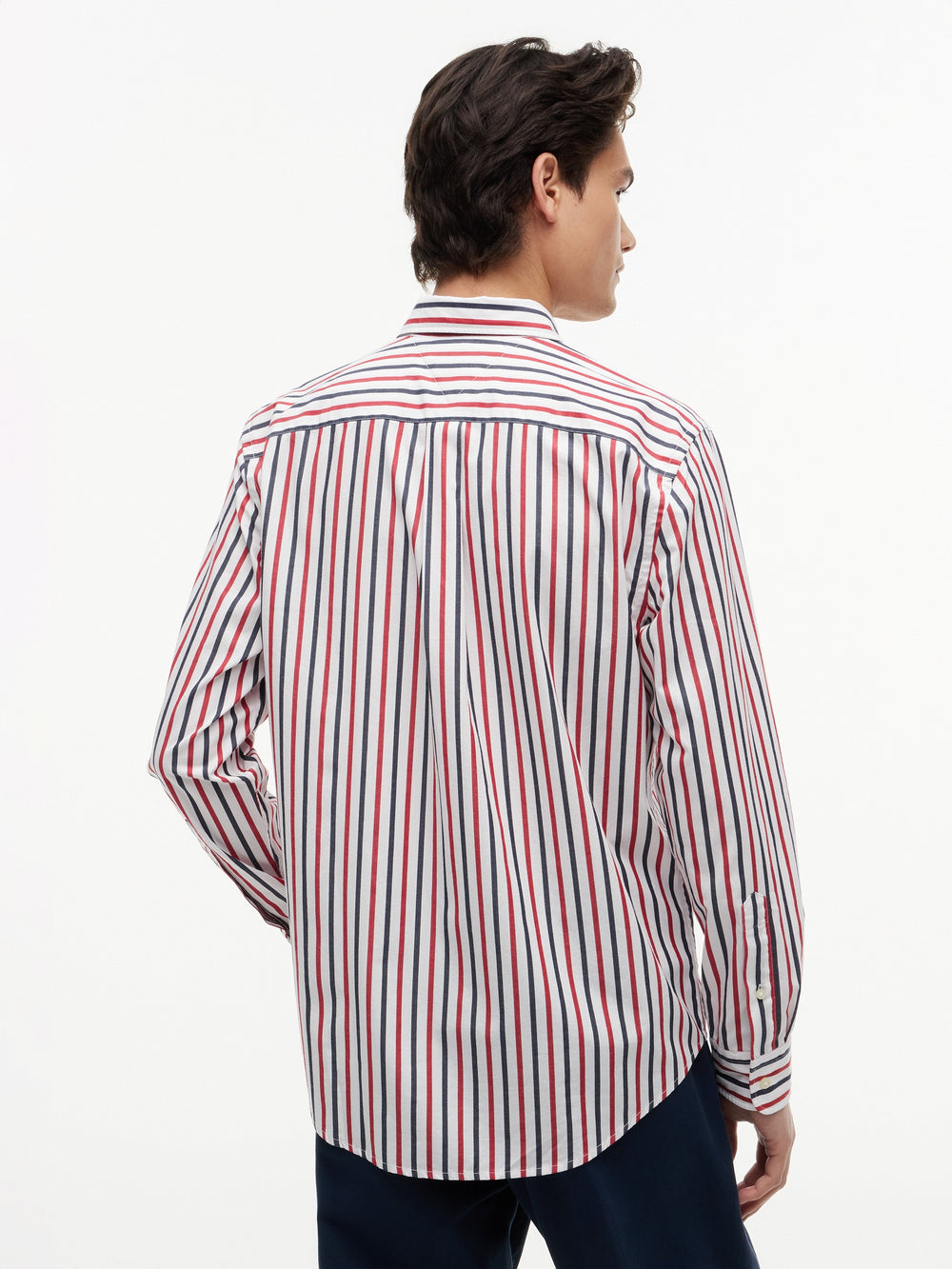 Regular Fit Stripe Poplin Shirt