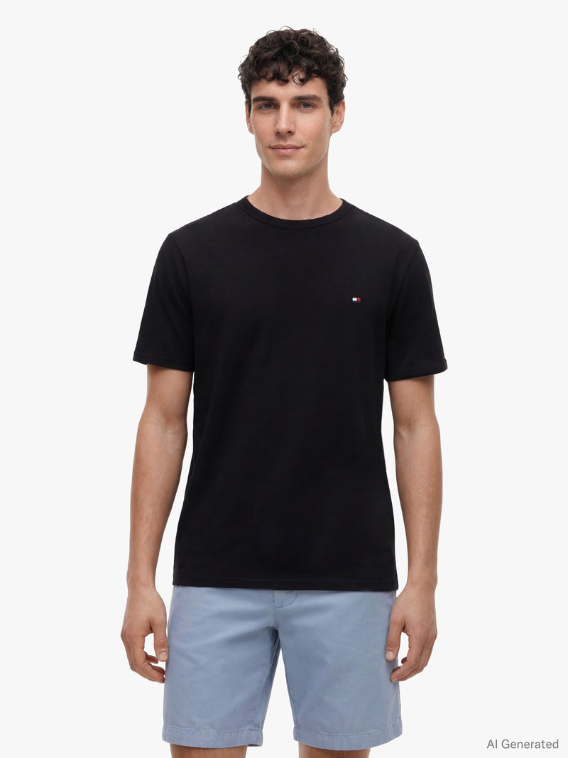 Regular Fit Slub Jersey Tshirt