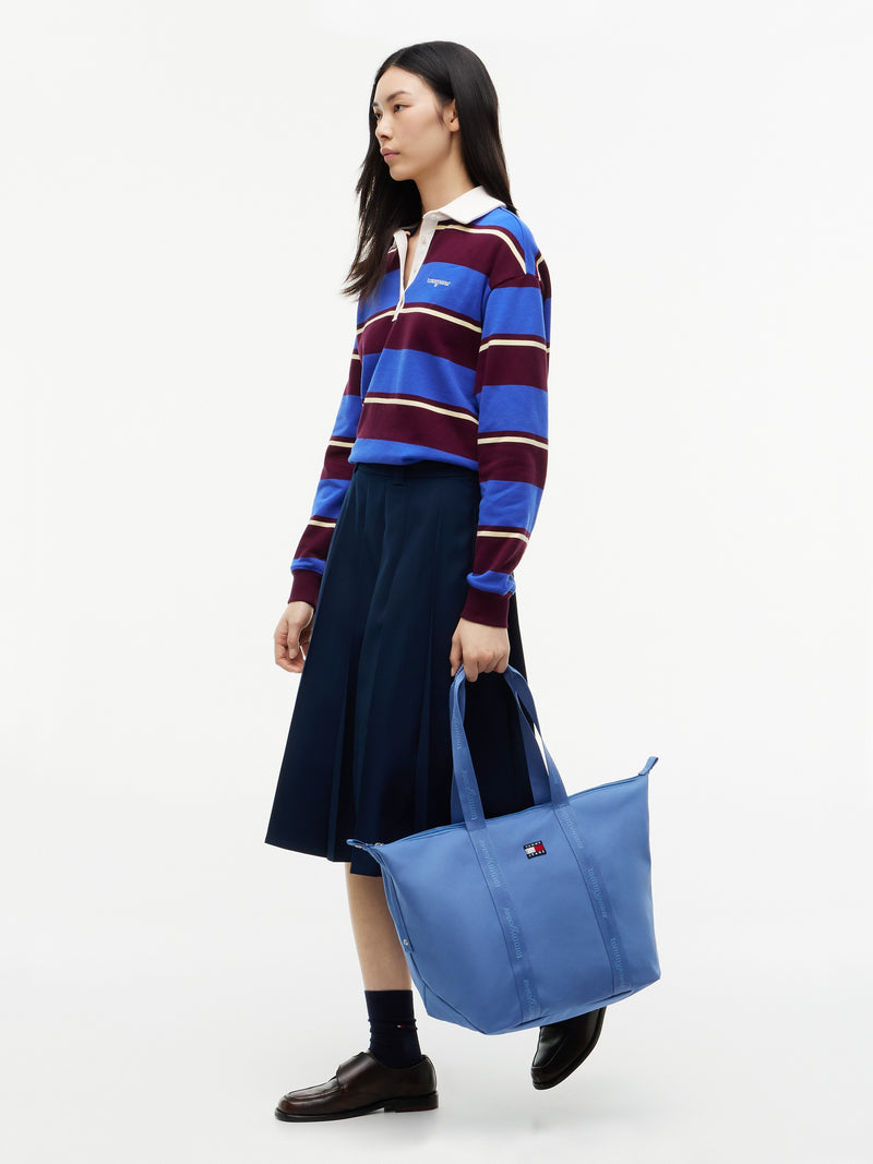 Solid Polyester Trapeze Bag
