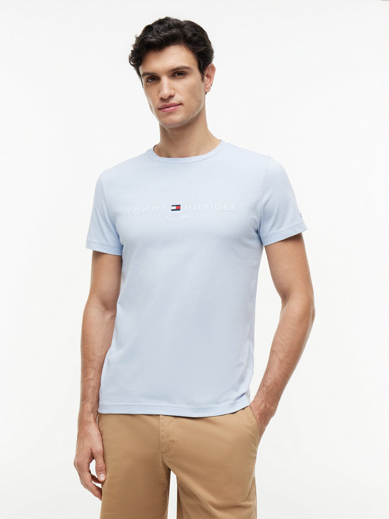 Slim Fit Chest Logo Jersey Tshirt