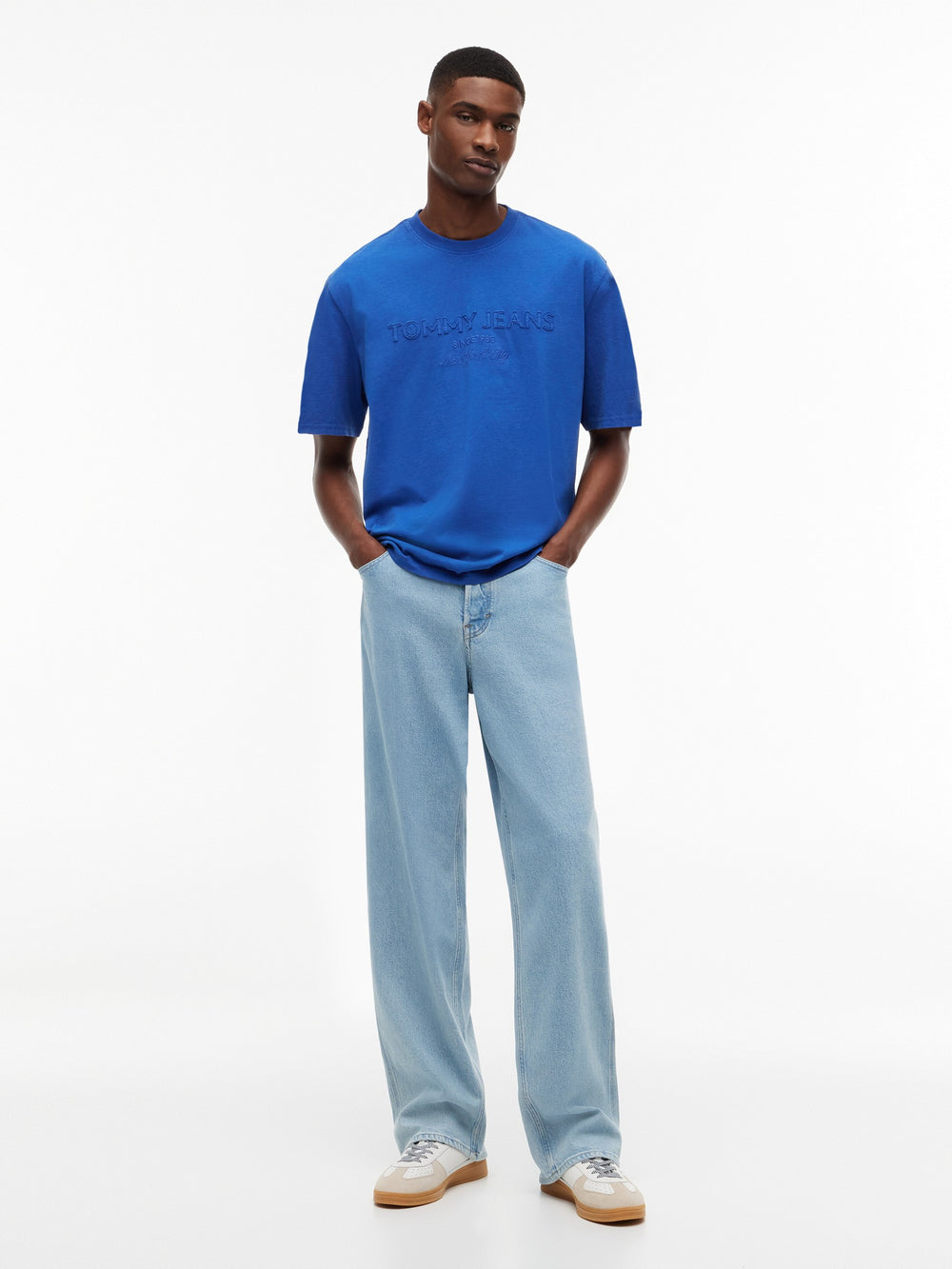 90S Fit Washed Patchwork T-Shirt