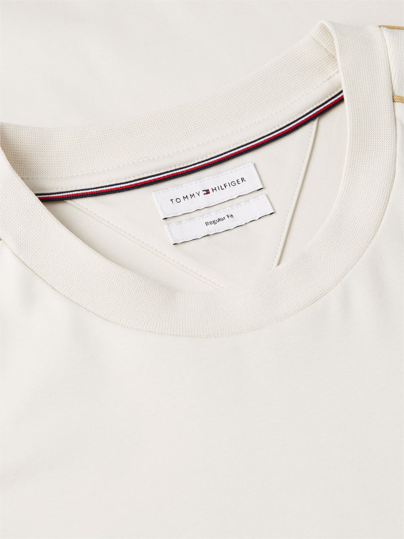 Regular Fit Sleeve Taped Interlock Tshirt