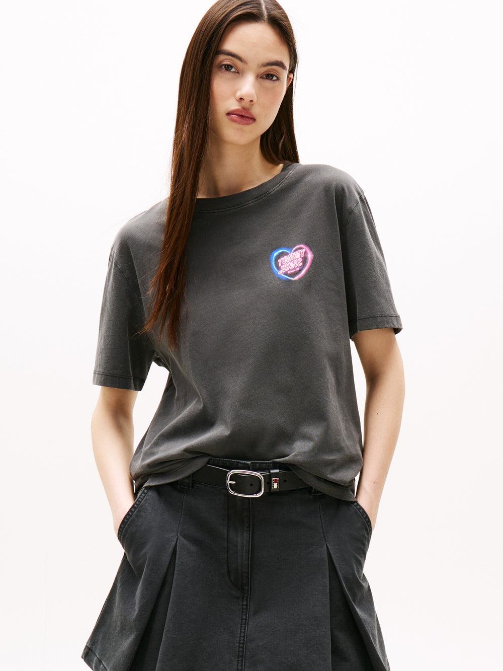 Solid Relaxed Fit Half Sleeve Cotton Jersey T-Shirt