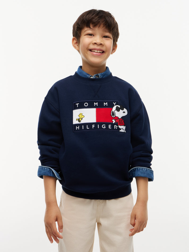 Kids Peanut Flag Logo Sweatshirt