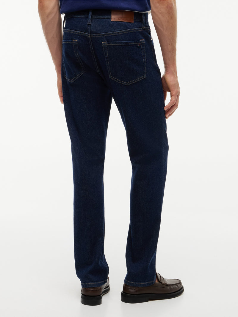 Men Denton Slim Straight Dark Wash Jeans