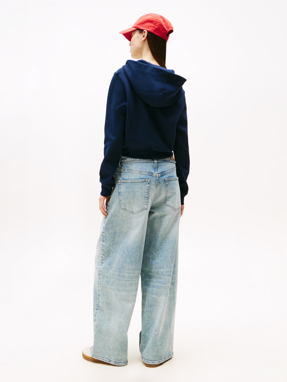 Crop Fit Terry Pullover