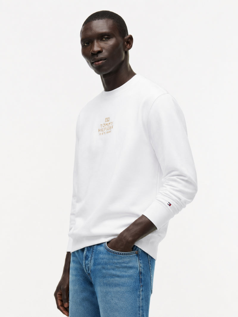 Regular Fit Embroidered Interlock Pullover