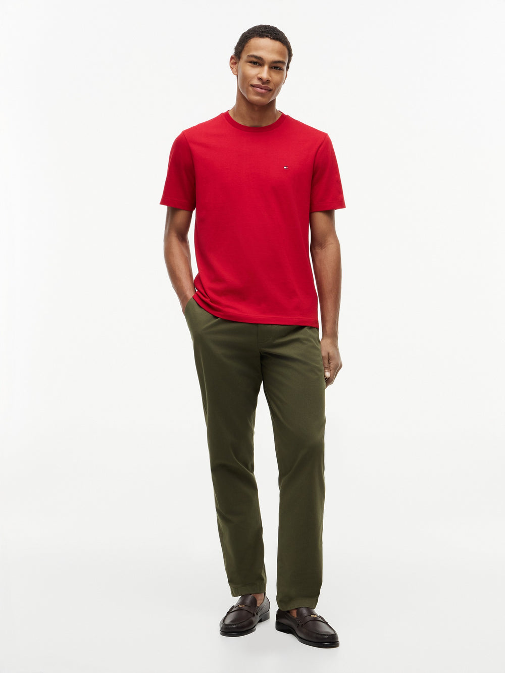 Regular Fit Solid Tshirt