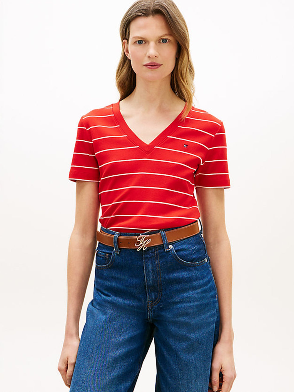 Stripe Slim Fit Half Sleeve Cody T-Shirt