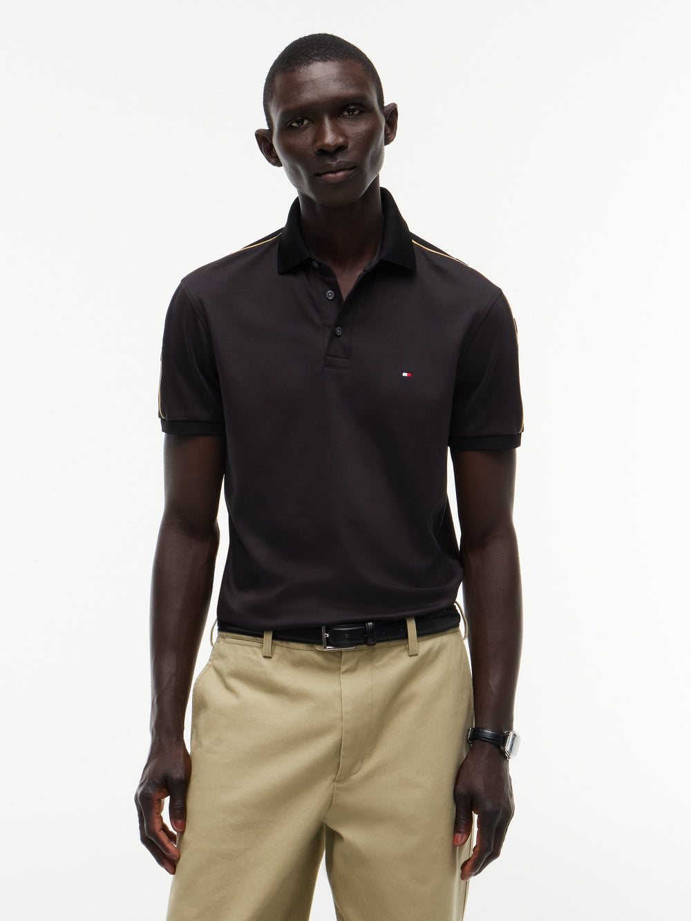 Regular Fit Shoulder Tape Interlock Polo